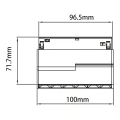 Reflektorek Reflektorek Magnetic Track 10mm 6W CCT 48V ML2644 Milagro