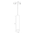 Reflektorek Magnetic Track Pendant 10mm 7W CCT 48V ML2648 Milagro