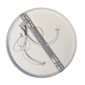 Lampa sufitowa Marshall 3xE27 Ø50cm Biały/Brąz MLP2424 Milagro