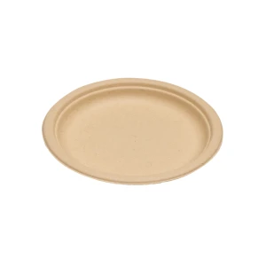 Talerz 18cm opak. 50Szt  brazowyEKOP919  Eko-Light