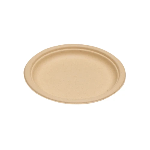 Talerz 18cm opak. 50Szt  brazowyEKOP919  Eko-Light