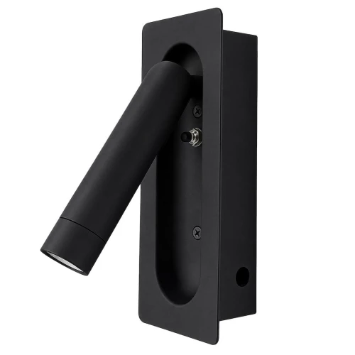 Kinkiet podtynkowy Inn 3W LED 3000K Czarny ML2584 Milagro