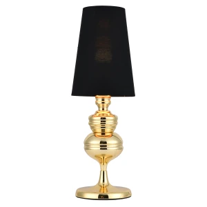 Lampa stołowa QUEEN złoto czarna 18 cm MT-8046-18 black gold Step into Design