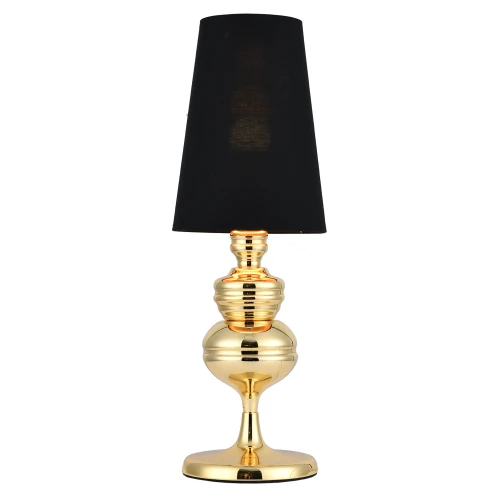 Lampa stołowa QUEEN złoto czarna 18 cm MT-8046-18 black gold Step into Design