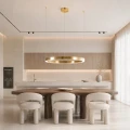 Lampa wisząca CIRCLE 80 LED mosiądz szczotkowany 80 cm ST-8848-80 brass Step into Design