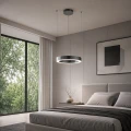 Lampa wisząca CIRCLE 40 LED tytanowa 40 cm ST-8848-40 black Step into Design