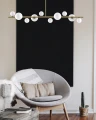 Lampa wisząca MILKY DROP złota 120 cm MP0097-10 Step into Design