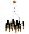 Lampa wisząca GOLDEN PIPE-13 czarno złota 60 cm ST-5719-13 Step into Design