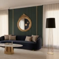 Lampa podłogowa FILO-2 czarno - złota 156 cm MF1236 Step into Design