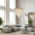 Lampa wisząca SPLENDORE złota 100 cm DN915-100 Step into Design