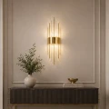 Lampa ścienna DRACO-S kryształowa złota 45 cm - styl glamour ST-88003W-S gold Step into Design