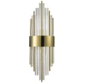 Lampa ścienna DRACO-S kryształowa złota 45 cm - styl glamour ST-88003W-S gold Step into Design