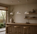 Lampa wisząca STONE biała 30 cm DN426-300 Step into Design