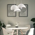 Lampa wisząca STONE biała 30 cm DN426-300 Step into Design