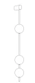 Lampa ścienna BERRY LED złoty biały 103 cm ST-DL-8541 WALL Step into Design