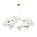 Lampa wisząca CHIC biało złota 105 cm - nowoczesna lampa do salonu ST-DL-2969 Step into Design