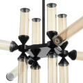 Lampa wisząca QUADRO-12 LED czarna RH115-12P amber Step into Design