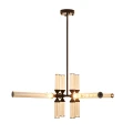 Lampa wisząca QUADRO-12 LED czarna RH115-12P amber Step into Design
