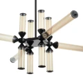 Lampa wisząca QUADRO-12 LED czarna RH115-12P amber Step into Design