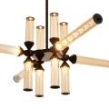 Lampa wisząca QUADRO-12 LED czarna RH115-12P amber Step into Design