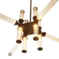 Lampa wisząca QUADRO-12 LED czarna RH115-12P amber Step into Design