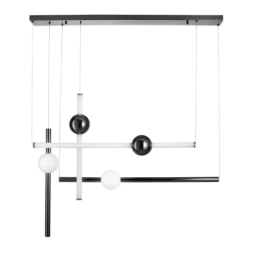 Lampa wisząca O-LINE L-4 LED czarna 110 cm ST-1691L-4 BLACK Step into Design
