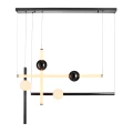 Lampa wisząca O-LINE L-4 LED czarna 110 cm ST-1691L-4 BLACK Step into Design