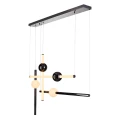 Lampa wisząca O-LINE L-4 LED czarna 110 cm ST-1691L-4 BLACK Step into Design