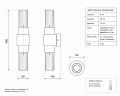 Lampa ścienna CANDELA złota 31 cm ST-DW7790 Step into Design