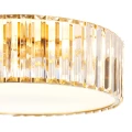 Plafon LED MAGIA-40 okrągły 40 cm - złoty kryształowy, styl glamour ST-D8801C-R40-MAGIA Step into Design