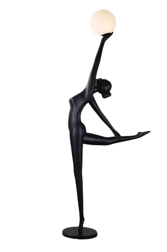 Lampa podłogowa WOMAN BALLERINA czarna 210 cm F9221 Step into Design