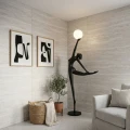 Lampa podłogowa WOMAN BALLERINA czarna 210 cm F9221 Step into Design