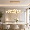 Lampa wisząca CHIC biało złota 105 cm - nowoczesna lampa do salonu ST-2601-150 Step into Design
