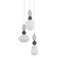 Lampa wisząca CORALS szklano-ceramiczne klosze gwint 3xE27 do salonu 11975 Nowodvorski