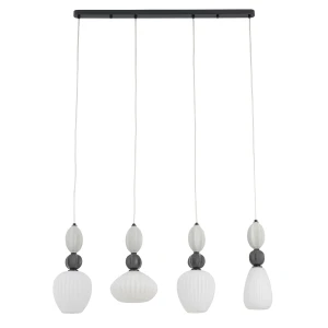 Lampa wisząca CORALS zwisy na listwie dekoracyjne klosze 4xE27 do salonu 11976 Nowodvorski