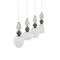 Lampa wisząca CORALS zwisy na listwie dekoracyjne klosze 4xE27 do salonu 11976 Nowodvorski