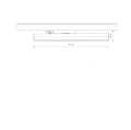 Reflektorek na szynę 3 obwodową  CTLS LINE LED 20W 120° 4000K Biały 12320 Nowodvorski