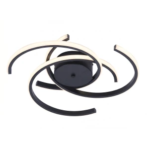 Plafon Spider 51 cm czarny LED CCT LP-1255/1C 51 BK Light Prestige