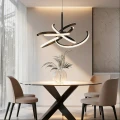 Lampa wisząca Spider 48 cm czarna LED CCT LP-1225/1P 48 BK Light Prestige