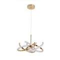 Lampa wisząca Spider 58 cm złota LED CCT LP-1225/1P 58 GD Light Prestige