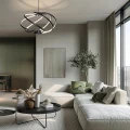 Lampa wisząca Kandor czarna LED CCT LP-1425/1P BK Light Prestige