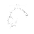 Kinkiet Roli czarny LED LP-2107/1W BK Light Prestige