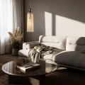 Lampa wisząca Piega 1 Bursztynowa 1xE14 LP-939/1P amber Light Prestige