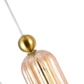 Lampa wisząca Piega 1 Bursztynowa 1xE14 LP-939/1P amber Light Prestige