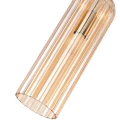Lampa wisząca Piega 1 Bursztynowa 1xE14 LP-939/1P amber Light Prestige