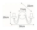 Kinkiet KZ-3994 z serii BARTEZ KAJA Lighting