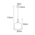 Lampa wisząca K-5896 z serii ARIA KAJA Lighting