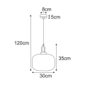 Lampa wisząca K-5890 z serii DIOP KAJA Lighting