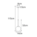 Lampa wisząca K-5860 z serii TOKI KAJA Lighting