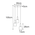 Lampa wisząca K-5878 z serii AIGO KAJA Lighting